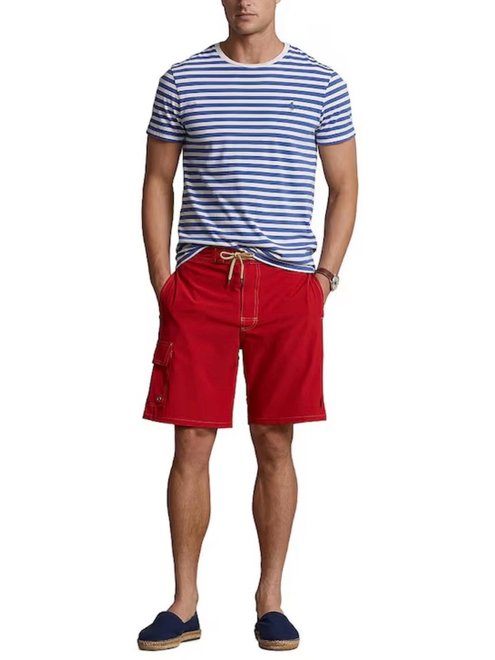 Polo Ralph Lauren men’s size medium Kailus‎ swim trunks, red color
